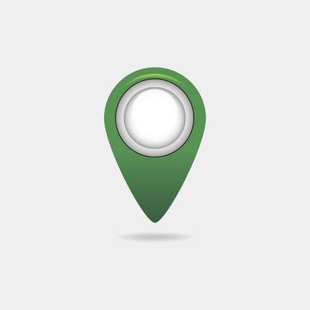 Map pointer iconのイラスト素材