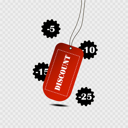 Discount labelのイラスト素材