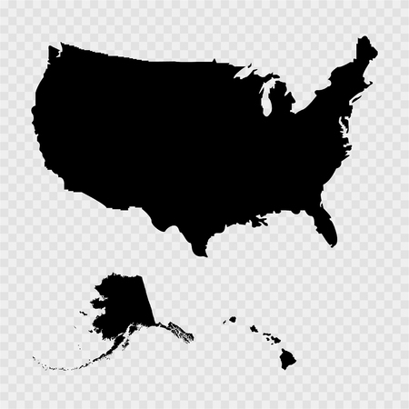 Territory of USA, Haiti, Alaskaのイラスト素材