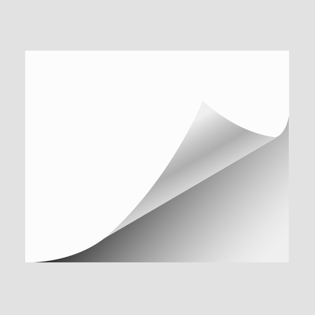 Clear list of paper on a grey backgroundのイラスト素材