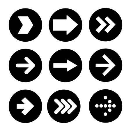 Pointer, arrow signsのイラスト素材