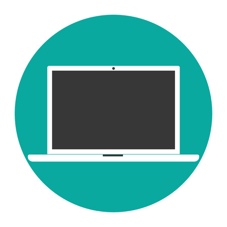 Realistic laptop Stylish, modern, trendy laptopのイラスト素材