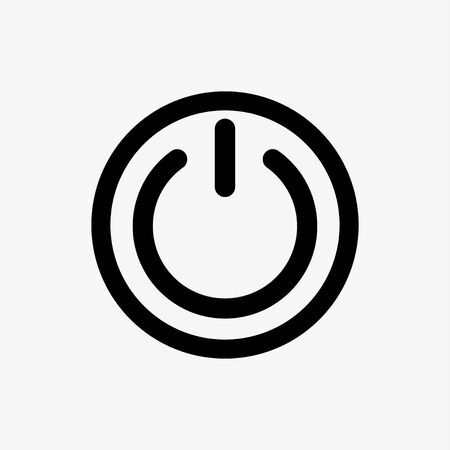 Shut Down icon. Power On/Off sign. Vector illustrationのイラスト素材