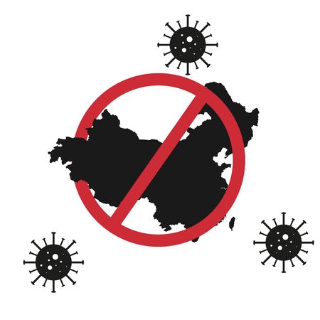 Novel coronavirus (2019-nCoV). Virus quarantine.のイラスト素材