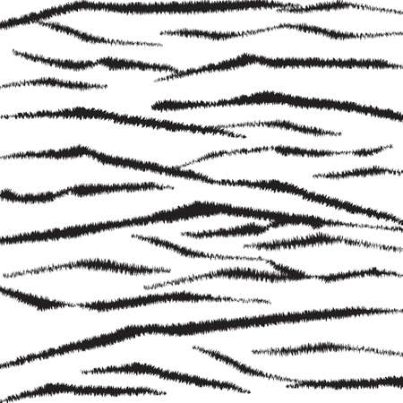 Tiger pattern background. Abstract exotic pattern. White and black tiger background. Seamless pattern. Vector illustrationのイラスト素材
