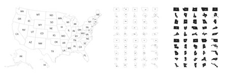 States of America territory. North America. Alaska. Vector illustration.のイラスト素材
