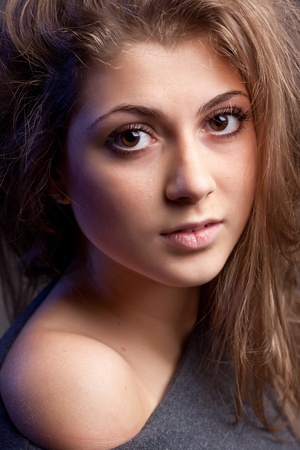An image of a young pretty womanの写真素材