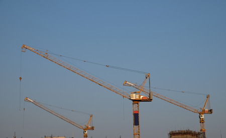 Cranes towerの写真素材