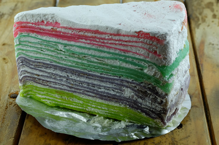 Dessert Crepe Cakeの写真素材