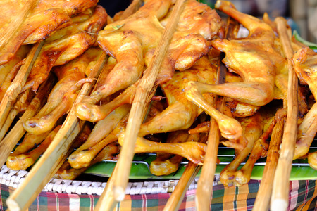 Grilled chickenの写真素材