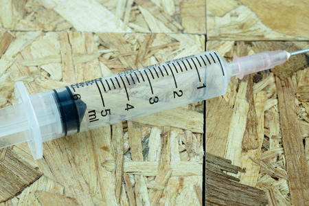 Hypodermic syringeの写真素材