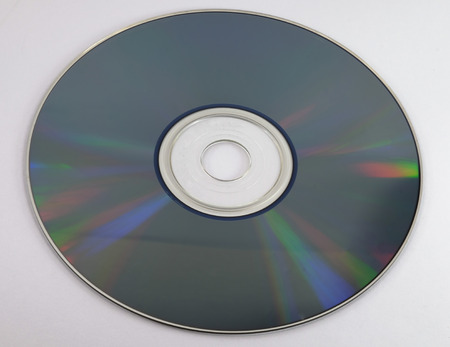 CD disk isolated on whiteの写真素材