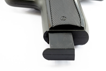 Closeup auto pistol