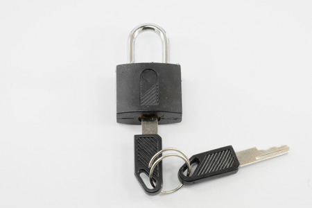 Lock with key isolated
