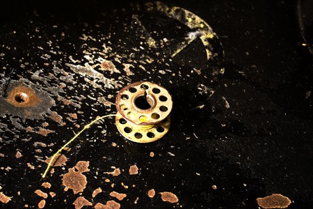 Sewing Machine Bobbinの写真素材