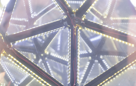 abstract image from lamp with backgroundの写真素材