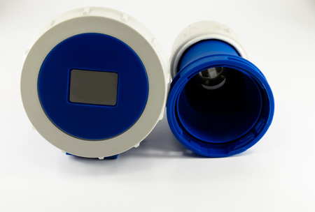 Electric plastic power plug and various sockets with cap isolated