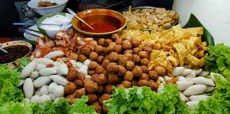Mix meat ballの写真素材