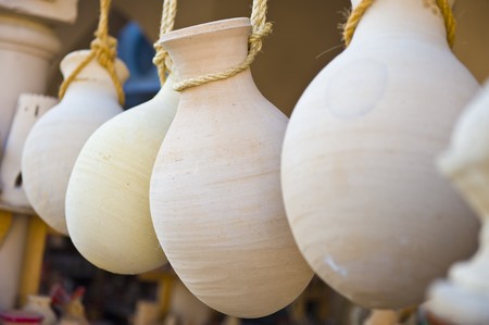 A traditional Arabian market in Nizwa, Oman.の写真素材