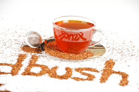 Antioxidant rich healthy herbal tea from the Western Cape region in South Africa.の写真素材