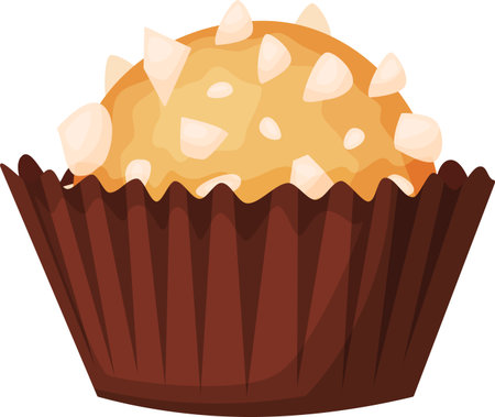 Beijinho is a traditional brazilian candy made with condensed milk, butter and coconut flakes, usually decorated with a clove and served in parties and celebrationsのイラスト素材