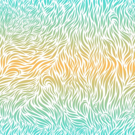Colorful abstract seamless pattern. abstract curls.のイラスト素材