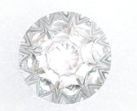 3d render gemstone. Diamond jewel on background.