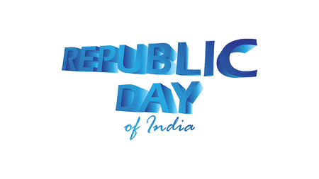 Creative Poster, Banner or Flyer for Republic Day of India 26 January celebration with modern designのイラスト素材