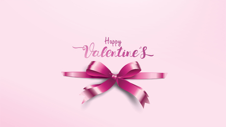 Beautiful Valentine's Day background with violet silk tie ribbons for gift label or cover sign suitable for copy space text Wallpaper, flyers, invitation, posters, brochure, bannersのイラスト素材