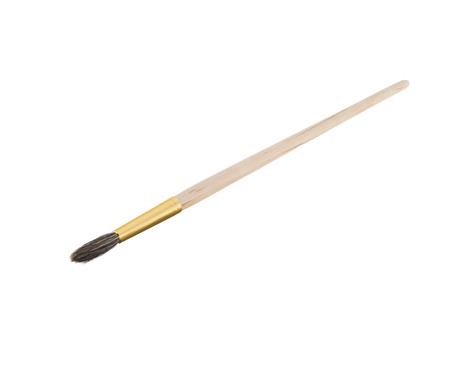 Paint brush isolated on white backgroundの写真素材