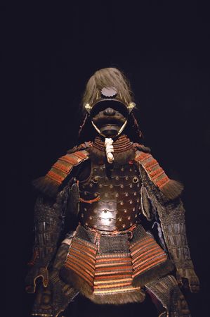 An ancient samurai warrior armour.の写真素材