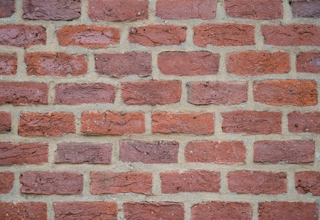 Red old brick wall texture