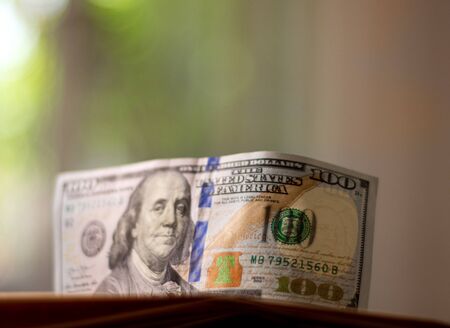 Hundred US dollars banknote