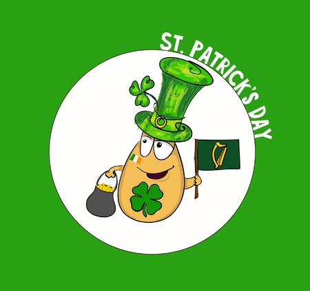 Saint Patrick's Day - leprechaun vector Illustration.のイラスト素材