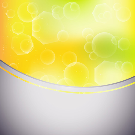 abstract summer blur background with white bubblesのイラスト素材