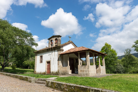 Chapel of Santa Cruz located in Guimaraes - Portugalのeditorial素材