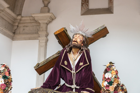 AVEIRO, PORTUGAL, APRIL 26, 2014: The Cathedral of Aveiro, also known as the Church of St. Dominic which is a Roman Catholic cathedral in Aveiro, Portugalのeditorial素材