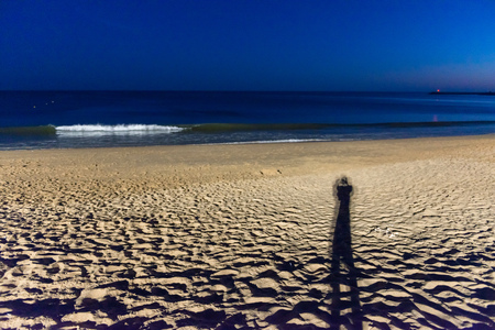 Beach of Albufeira City in Algarve, Portugal