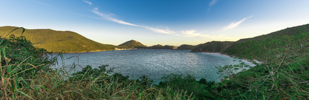 Landscapes and crystalline turquoise beaches of Pontal do Atalaia, Arraial do Cabo, Rio de Janeiro,...