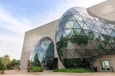 Saint Petersburg, USA - jun 16, 2018: Back side view of the Salvador Dali museum