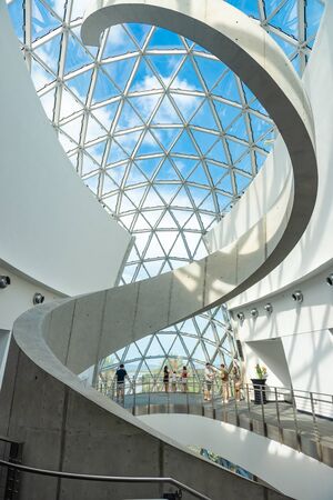 Saint Petersburg, USA - jun 16, 2018: Inside view of the Salvador Dali museum in St Petersburg