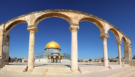 Dome of the Rock on the Temple Mount in Jerusalem, Israel. の写真素材