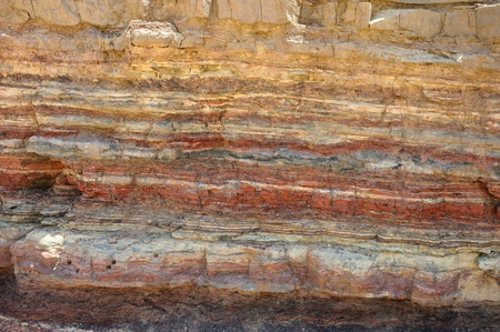 Landscapes and geological formations in the Timna Park in southern Israelの写真素材