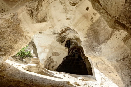 Luzit caves of bell type in Israelの写真素材