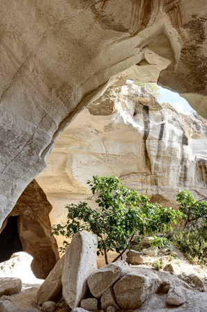Luzit caves of bell type in Israel, dwelling of the ancient people. の写真素材