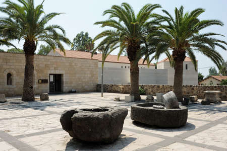 Tabgha, place of the miracle of the multiplication of the loaves and fishes