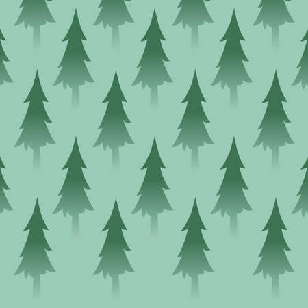 Forest vector pattern. Tree textureのイラスト素材