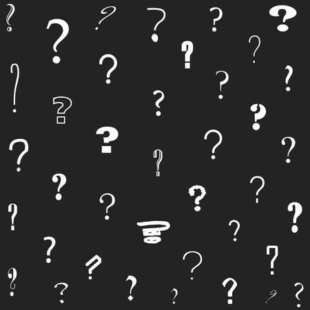 question mark pattern. faq textureのイラスト素材