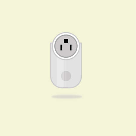 socket icon vector. socket plasticのイラスト素材