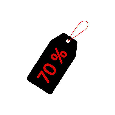 sale label black icon vector